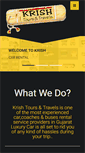 Mobile Screenshot of krishtravels.in